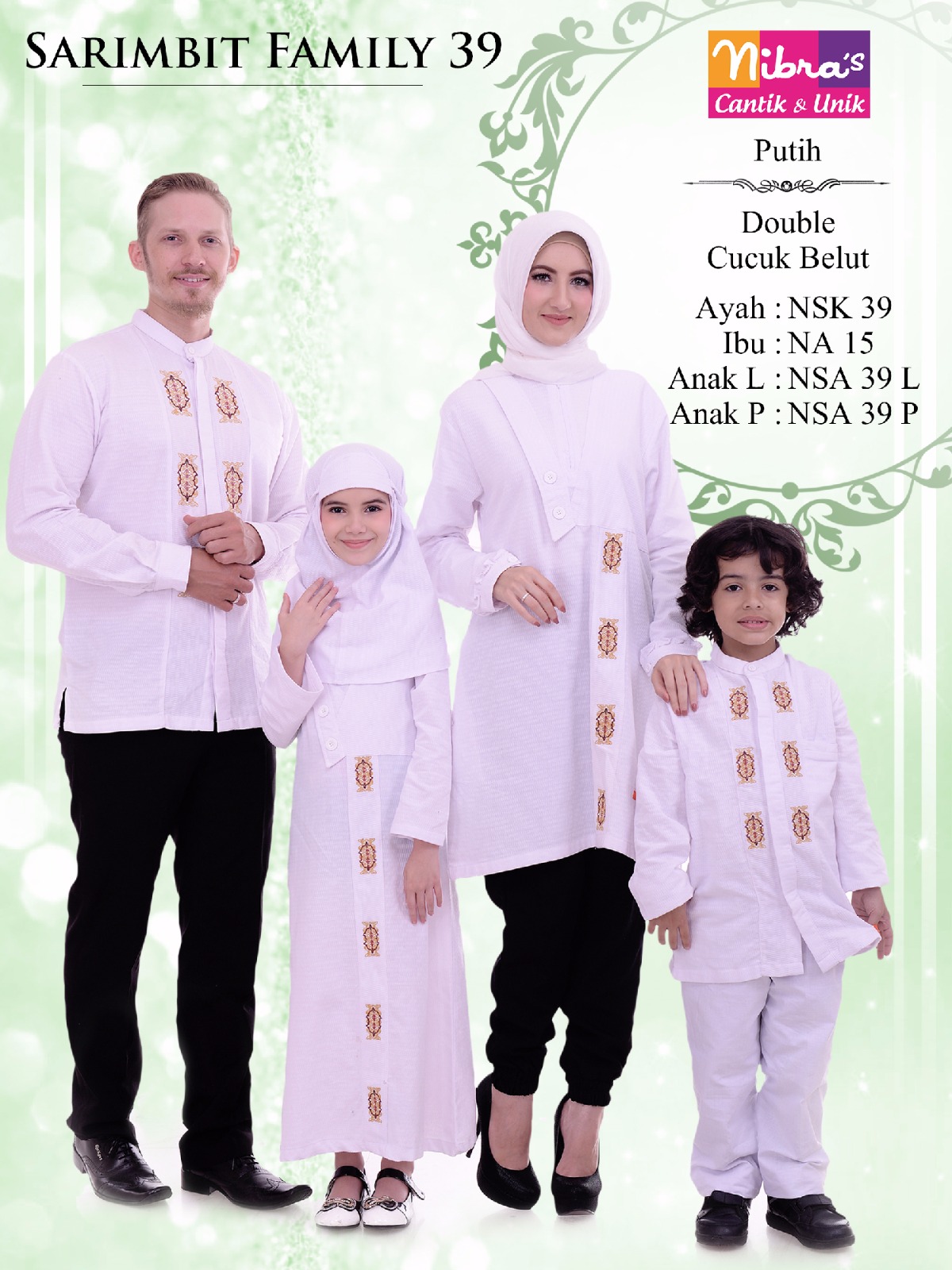Jual Baju  Muslim Sarimbit Keluarga Terbaru Grosir  Baju  